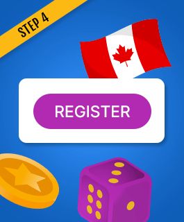 Fourth step to finding a new online casino Canada is to register player account.