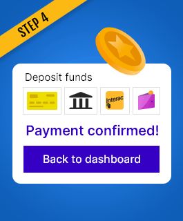 Deposit CAD at an Alberta online casino.