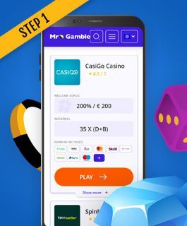 Selecting an Android casino from an updated list