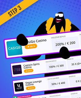 Create an account to get a €10 deposit bonus