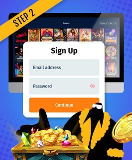Register to get an exclusive casino bonus
