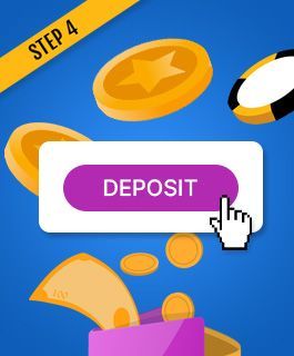 Make a minimum deposit of €4 or $4
