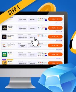 Select one of the top Eyecon casinos 