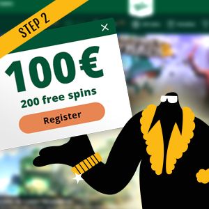 Player registering at their favourite site to get a casino welcome bonus