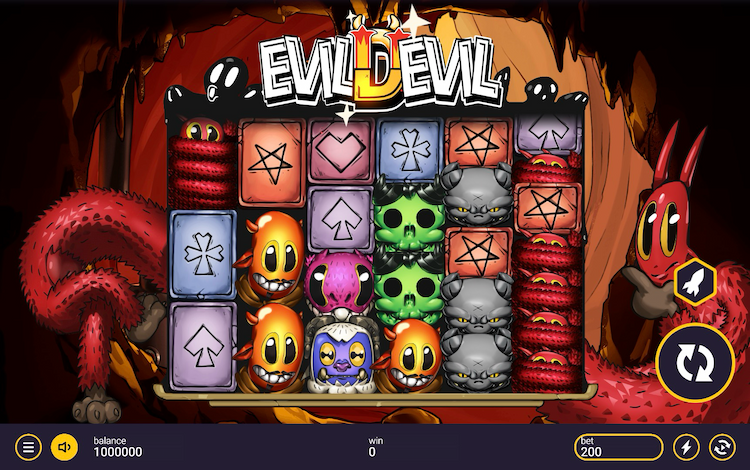 Evil Devil video slot game screenshot