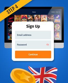 Create a new account to receive bonus