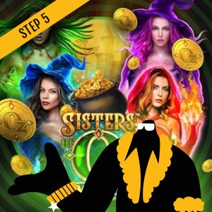 Choose the slot game you want to play and wager your bonus or play with real money